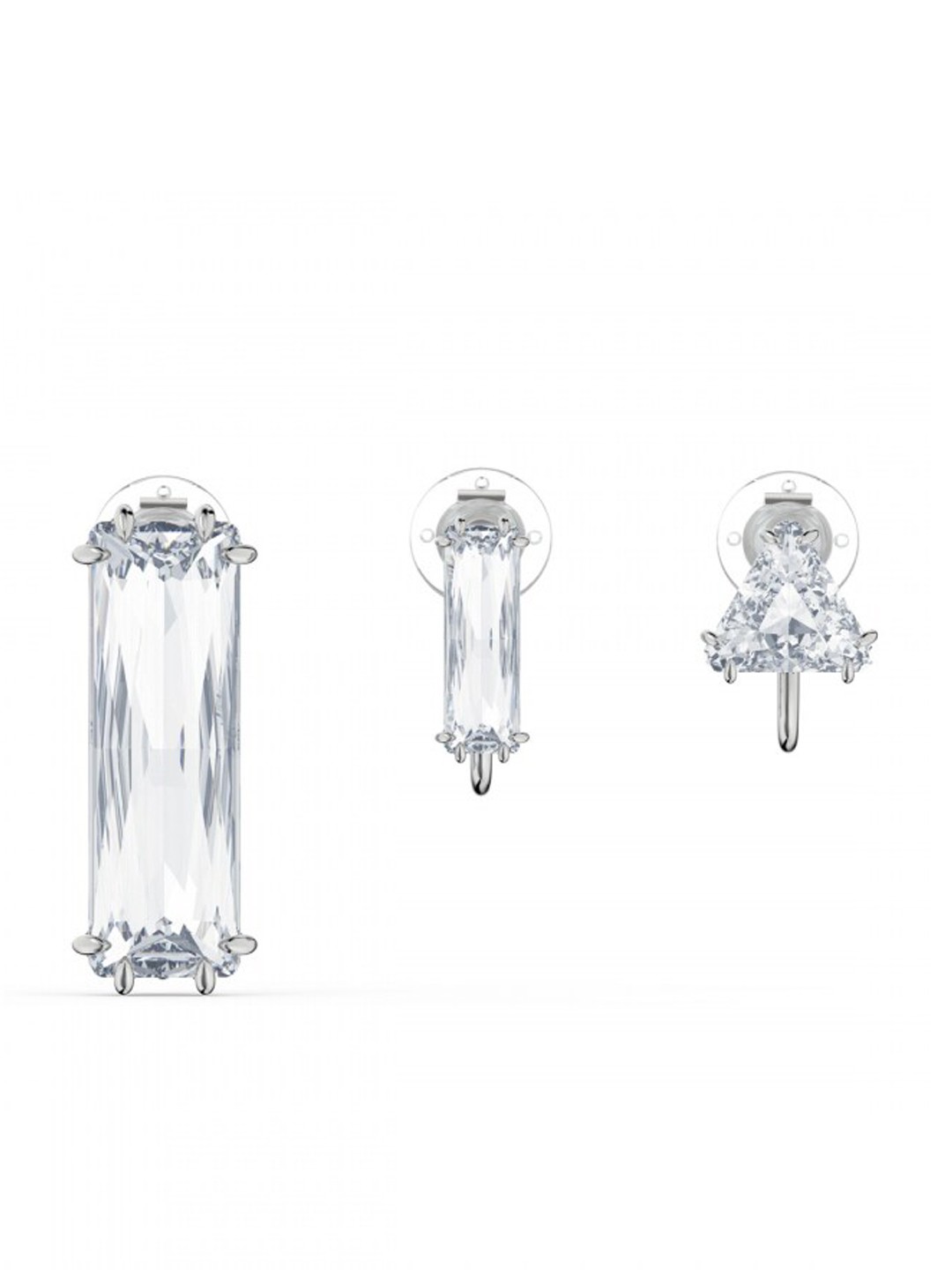 

SWAROVSKI Silver-Toned Set of 3 Rhodium-Plated Crystal Ear Cuffs