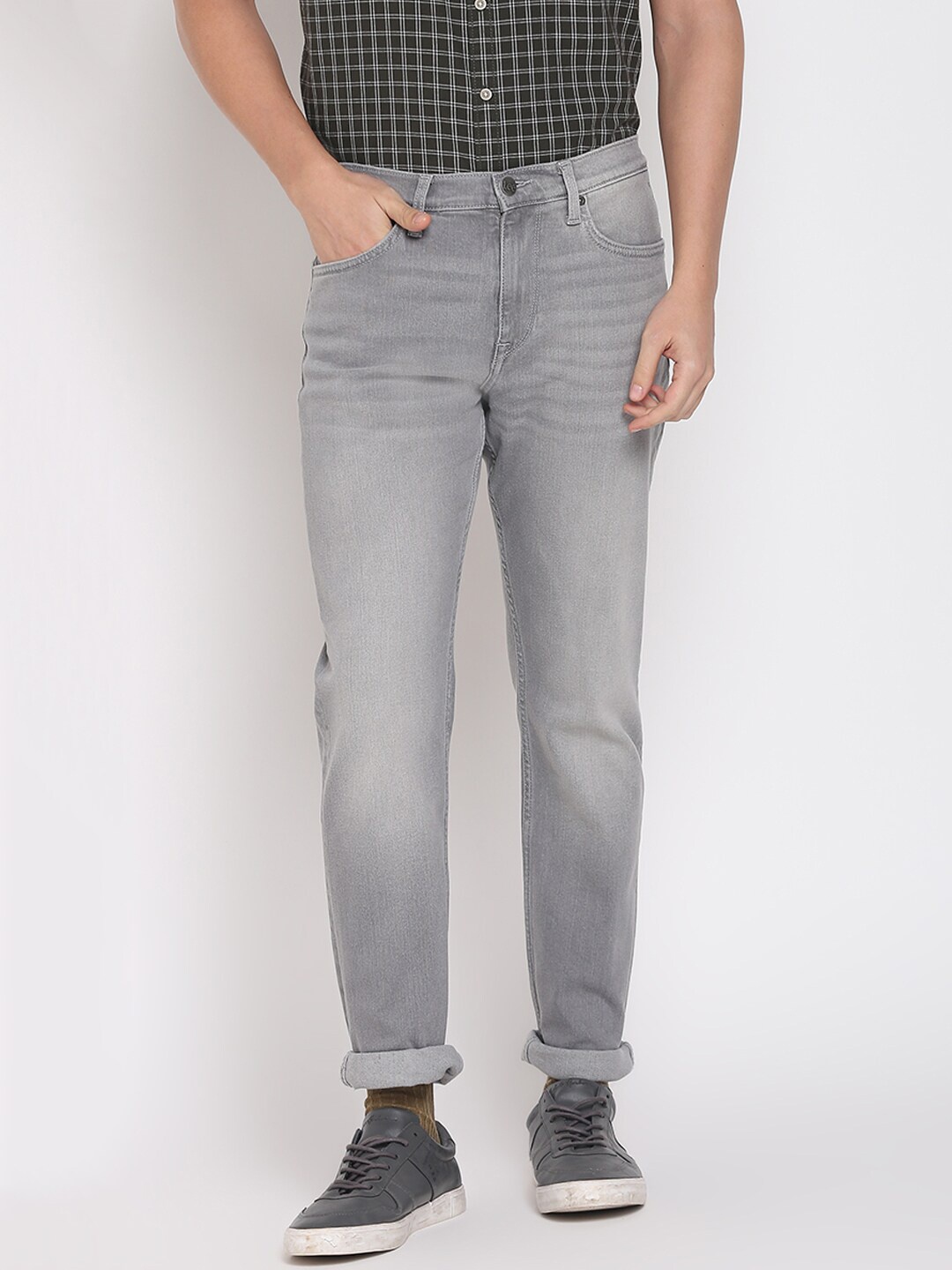 

Lee Men Grey Heavy Fade Jeans