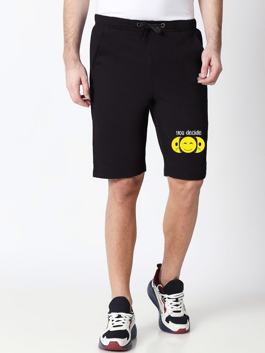 

Bewakoof Men Black Regular Shorts