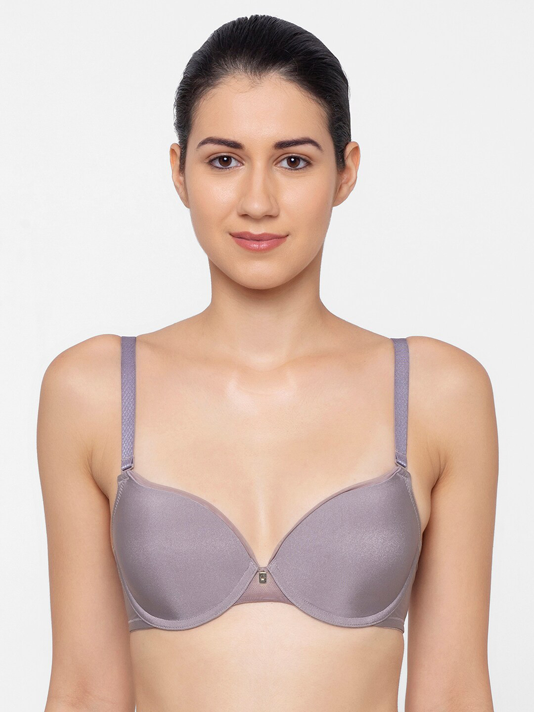 

Triumph Mesh T-Shirt Bra Padded Wired Seamless T-shirt Bra, Grey