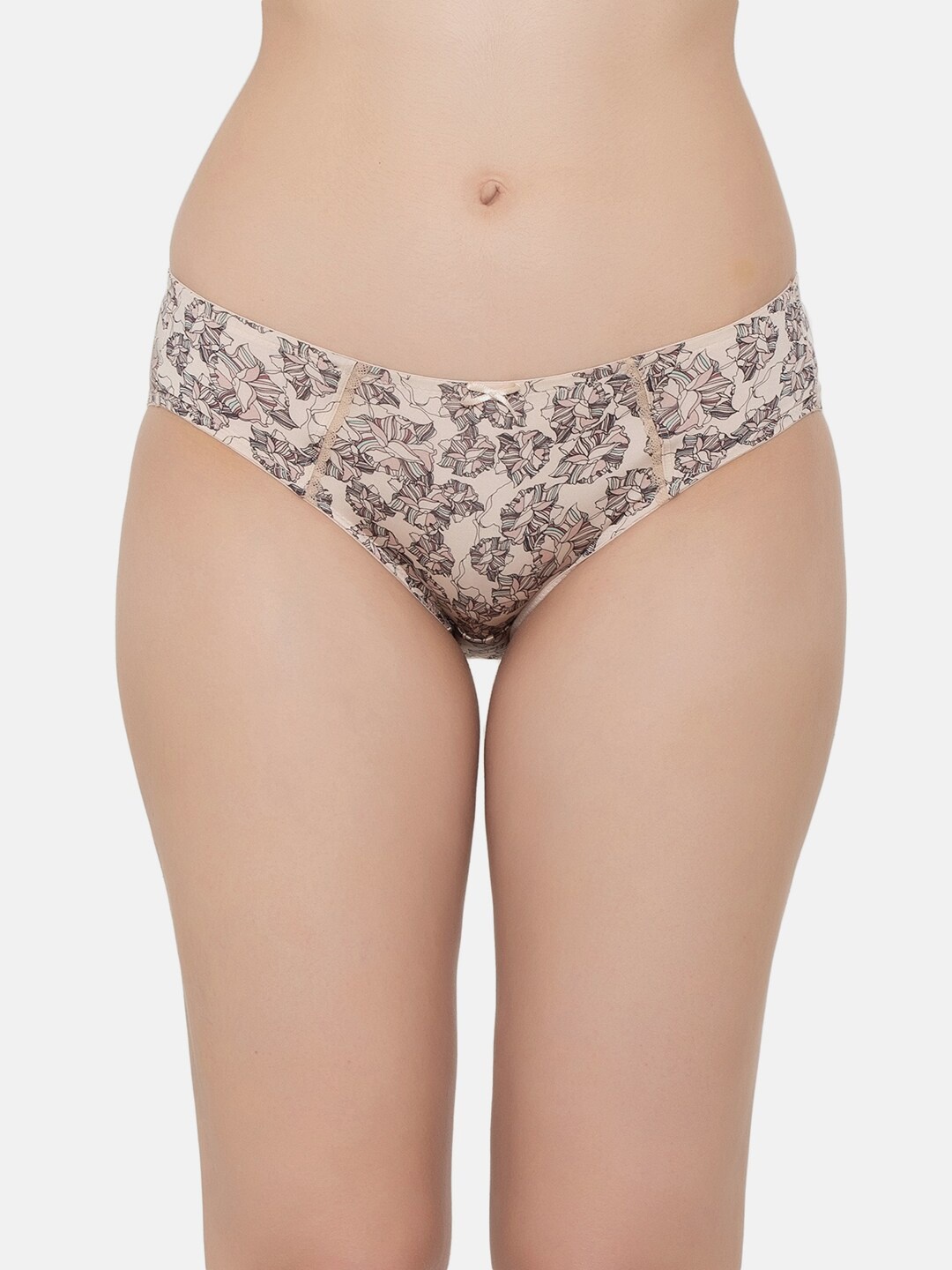 

Triumph Midnight Garden Seamless Midi Brief, Nude
