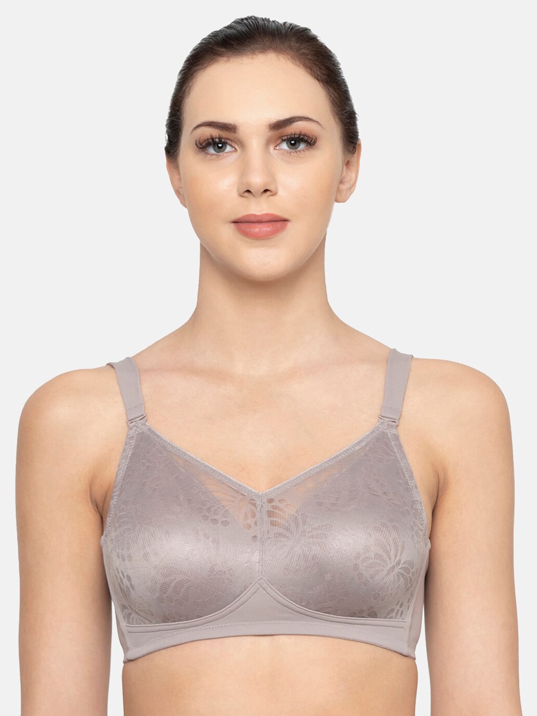 

Triumph Minimizer 112 Non Padded Wireless Seamless Minimizer Bra, Grey