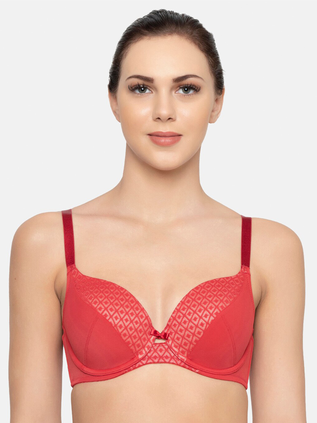 

Triumph Beauty-Full 138 Padded Wired Full Coverage Bra, Red