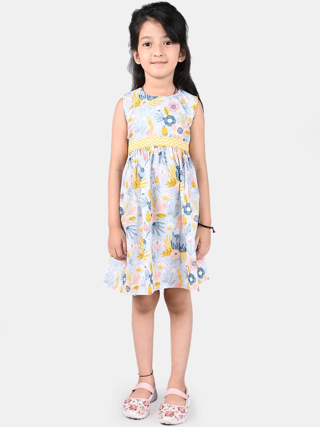 

ESME Girls Blue Floral Dress
