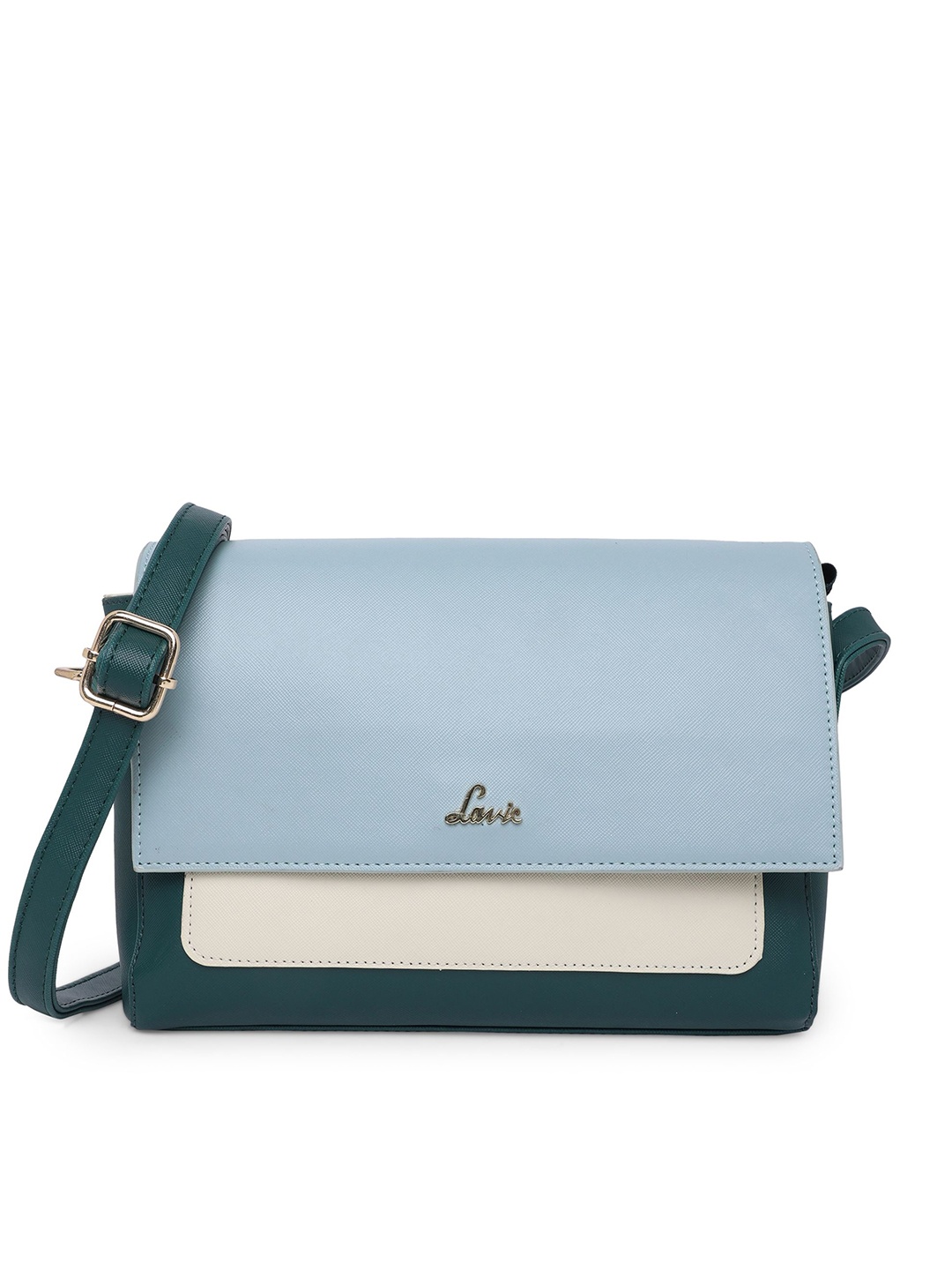 

Lavie Trico Woman Green Tricolour Slingbag