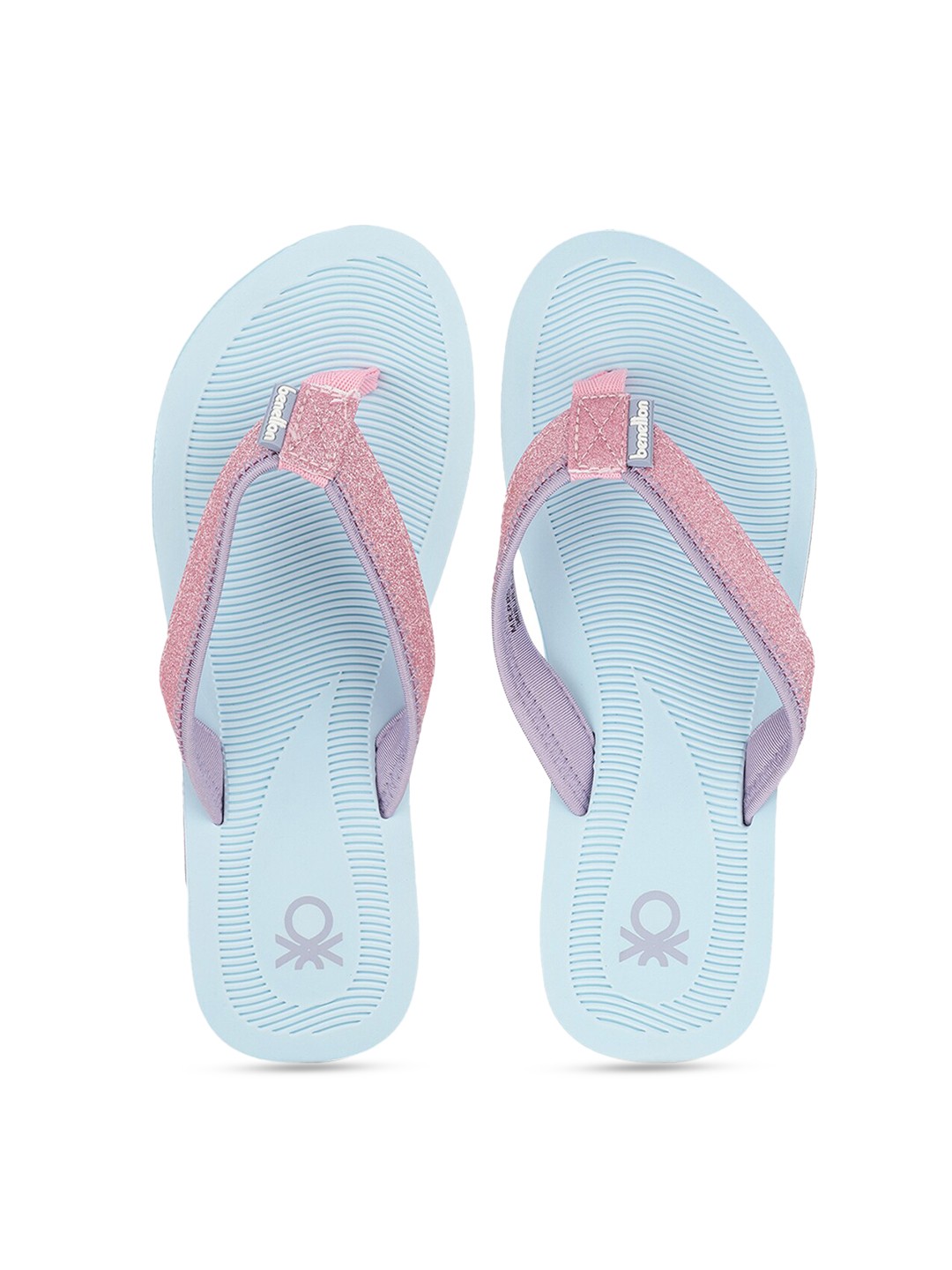 

United Colors of Benetton Men Blue Solid Flip Flops