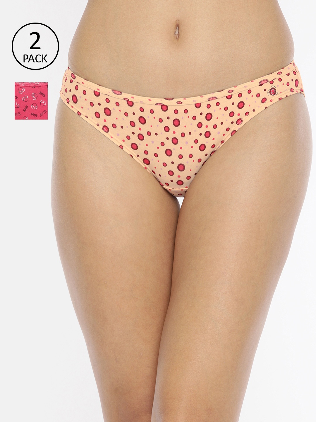 

Jockey Women Pack of 2 Assorted Printed Cotton Bikini Briefs SW01-0210