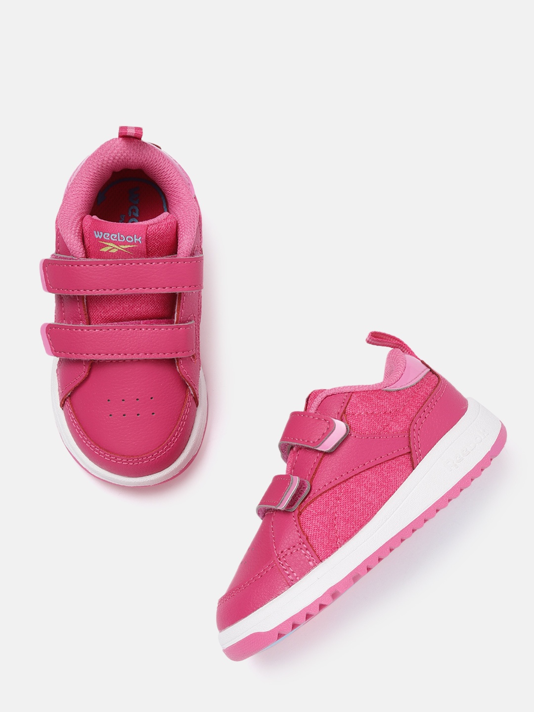 

Reebok Kids Pink Weebok Clasp Low Solid Sneakers