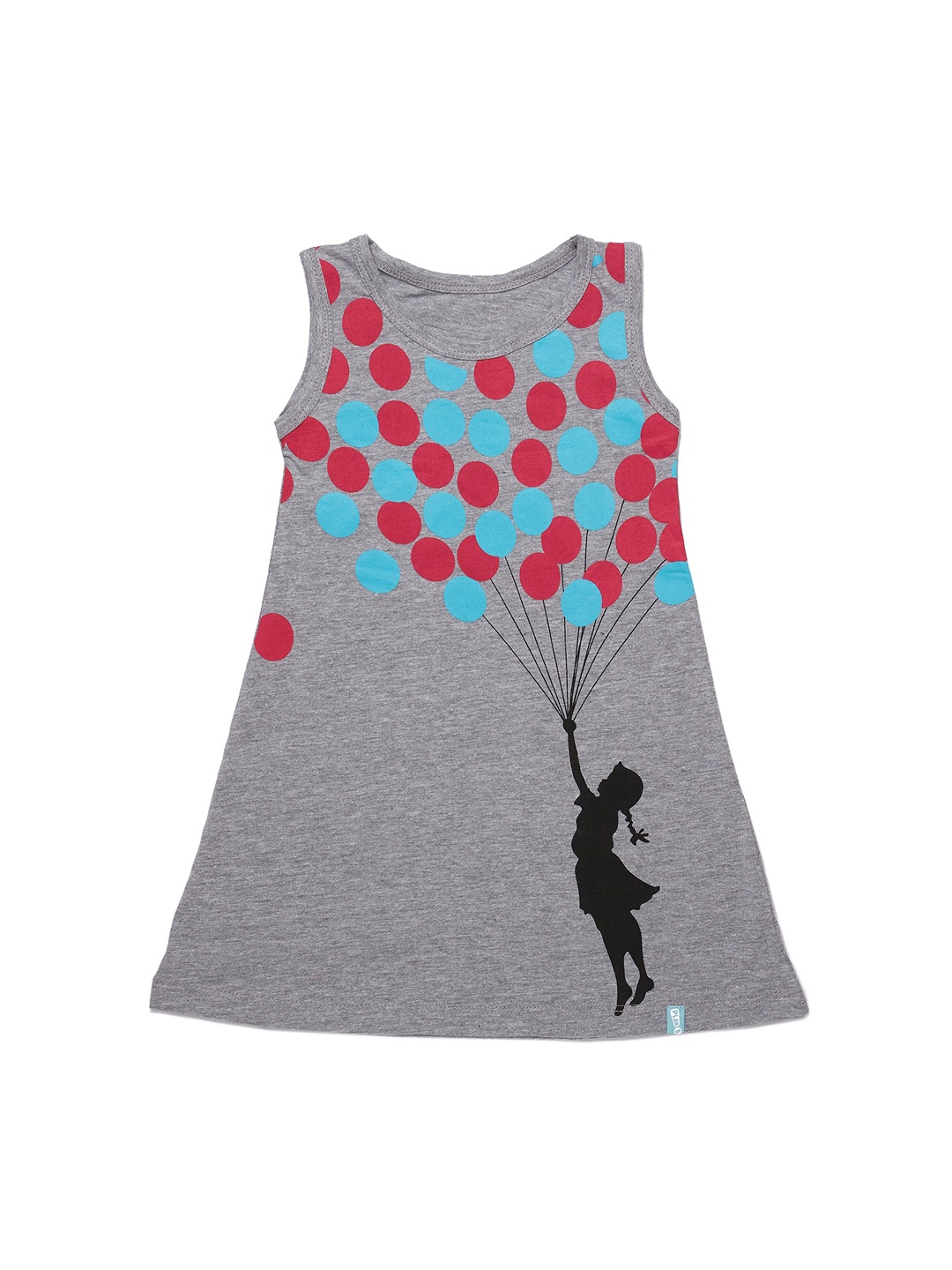 

You Got Plan B Grey & Pink A-Line Dress