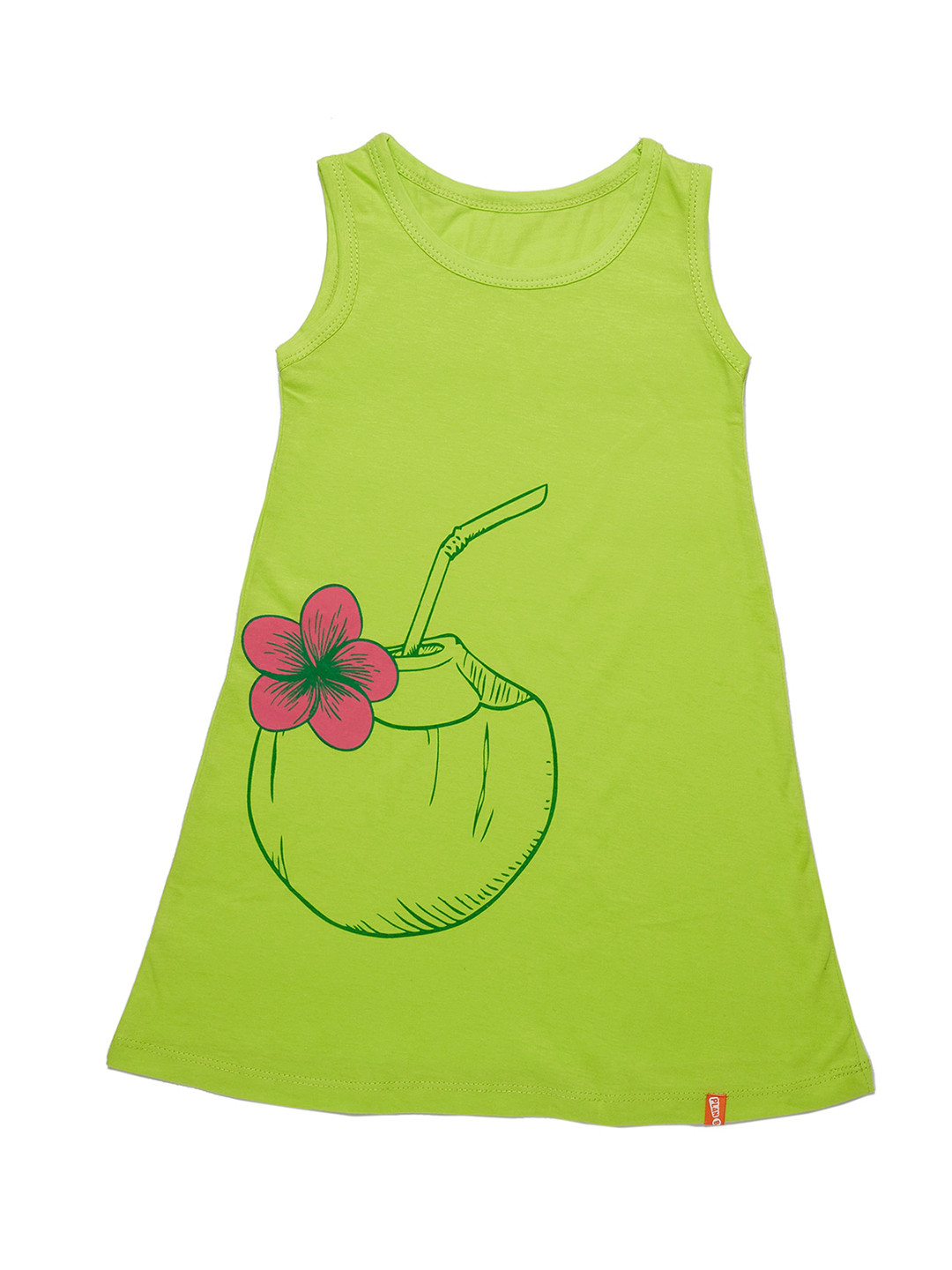 

You Got Plan B Green & Pink A-Line Dress