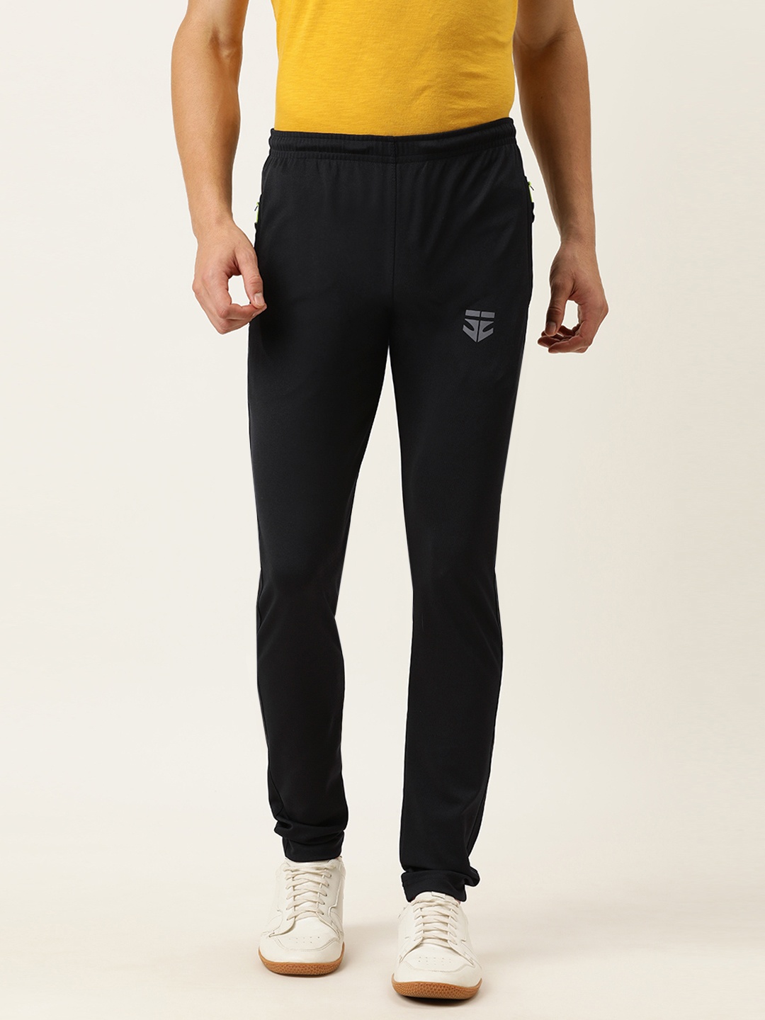 

Sports52 wear Men Black Solid Slim Fit Track Pants