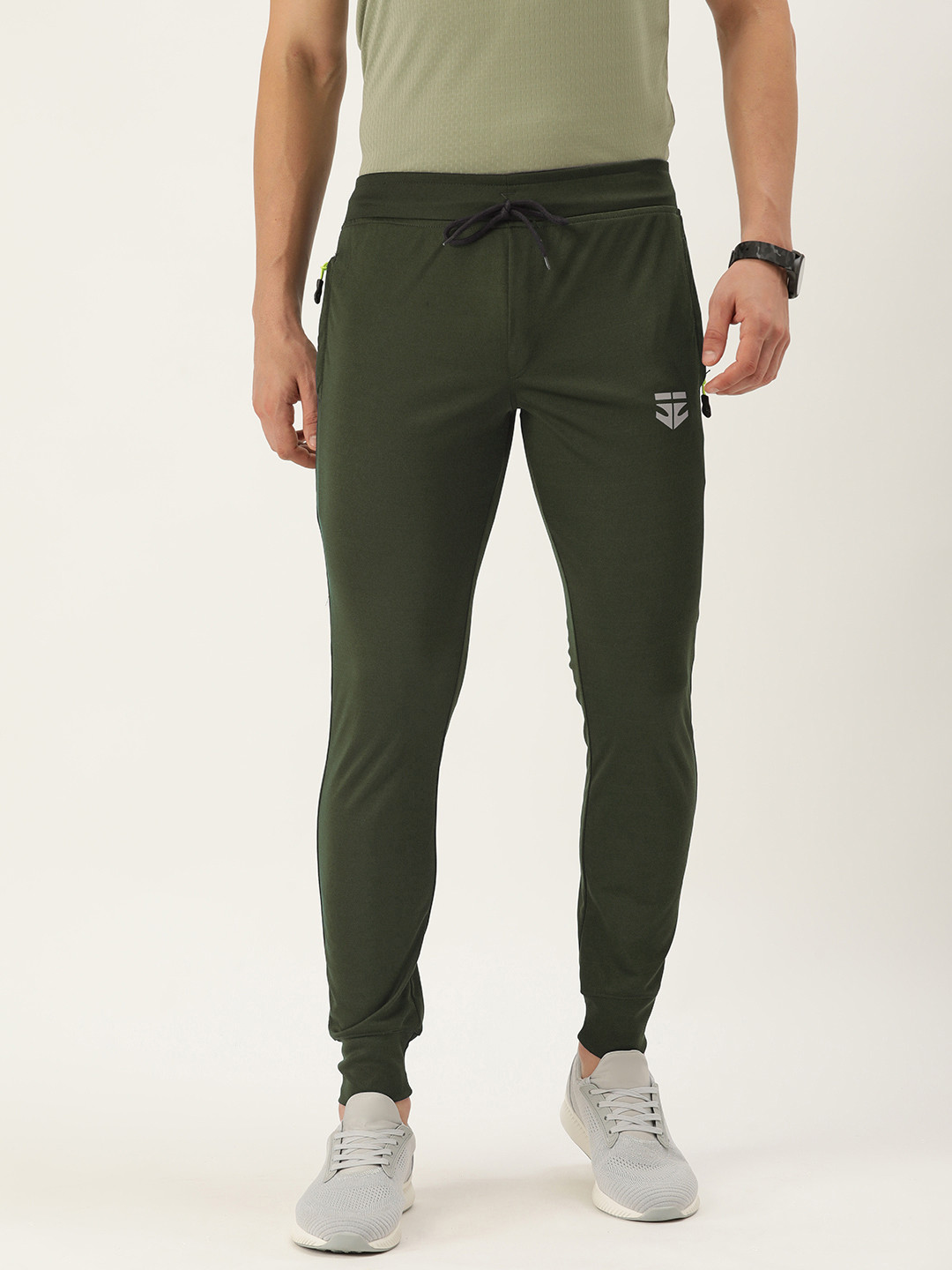 

Sports52 wear Men Solid Slim Fit Joggers, Olive
