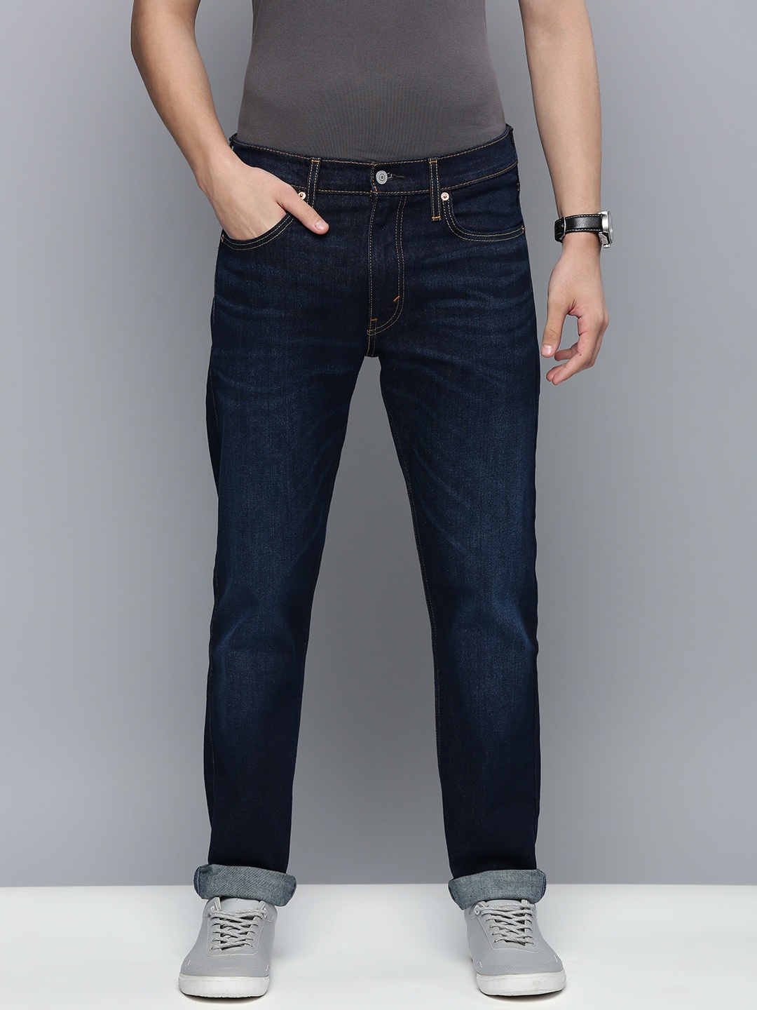

Levis Men Blue 512 Classic Datum Tapered Fit Stretchable Jeans