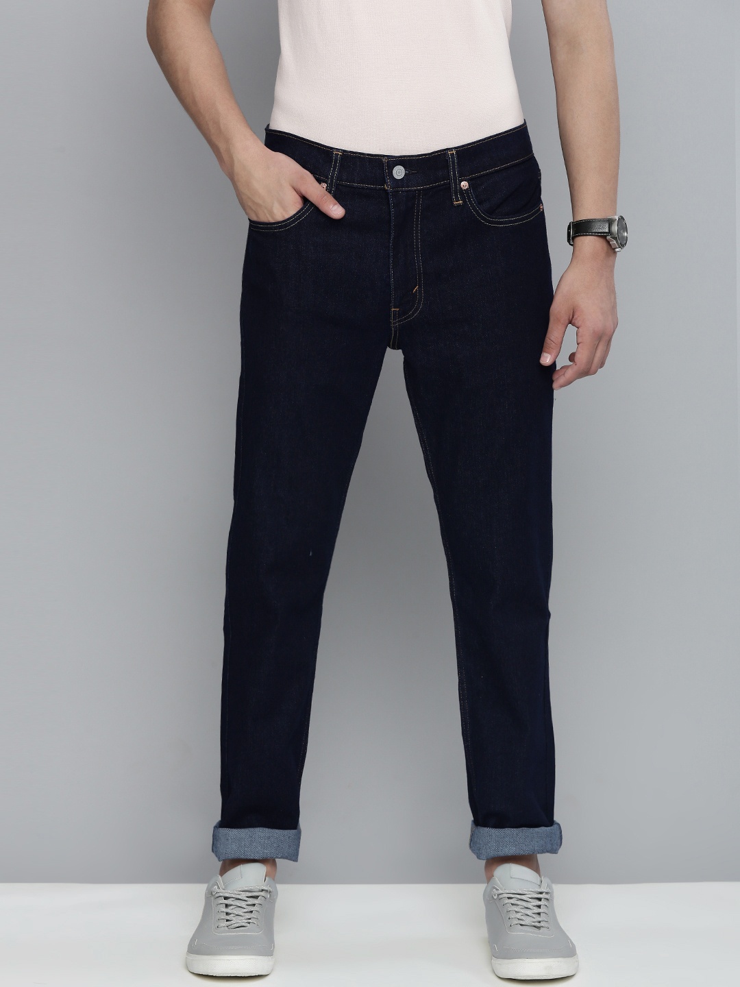 

Levis Men Blue Slim Fit Mid-Rise Stretchable Jeans
