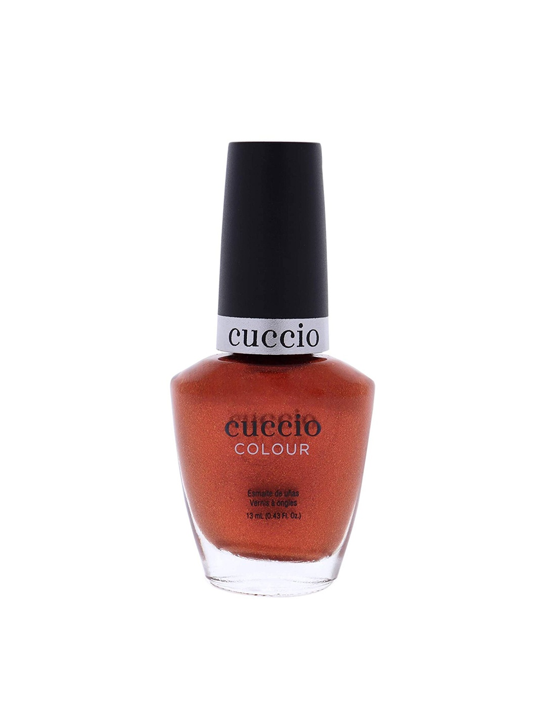 

Cuccio Colour Long Lasting Glossy Nail Polish - Rio Carnival 25-Free Formula 13 ml, Orange