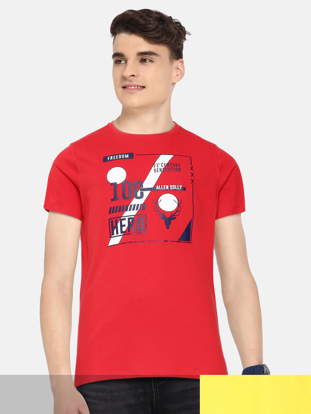 

Allen Solly Junior Boys Set of 2 T-shirts, Red