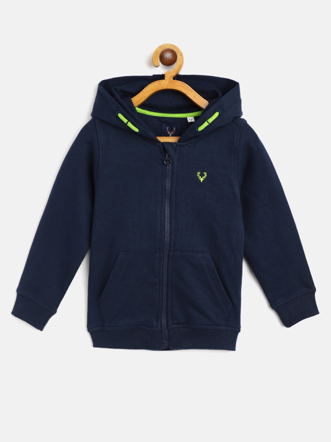 

Allen Solly Junior Boys Navy Blue Cotton Hooded Sweatshirt