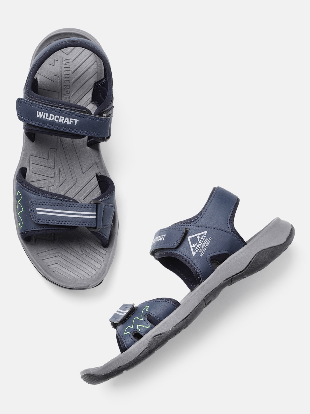 

Wildcraft Men Ride Sports Sandals Engineered with Hypagrip Technology, Navy blue