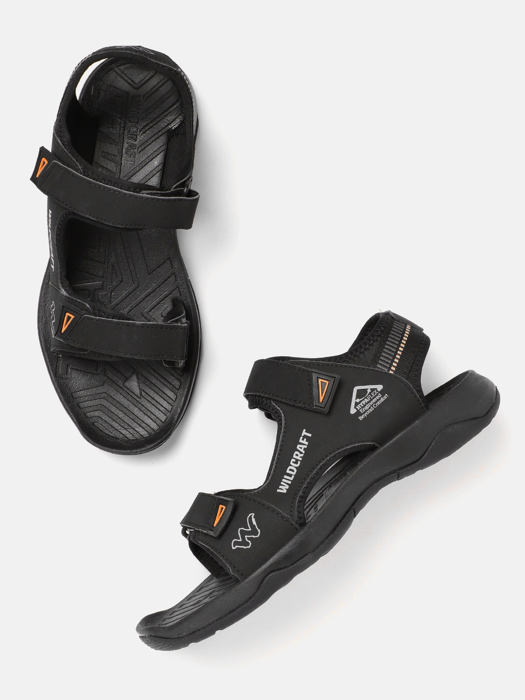 

Wildcraft Men Flex Pro Sports Sandals, Black