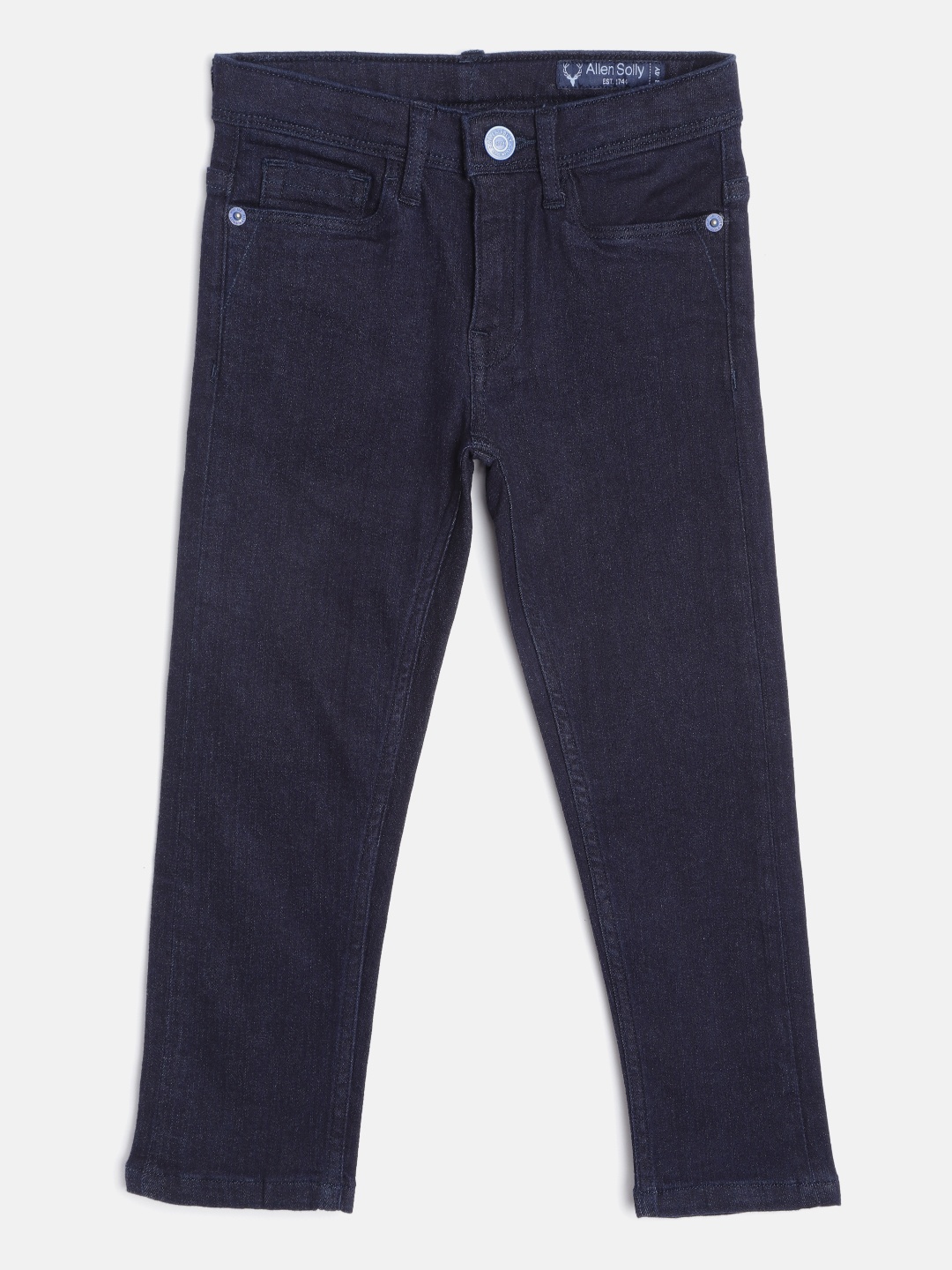 

Allen Solly Junior Boys Navy Blue Skinny Fit Stretchable Jeans
