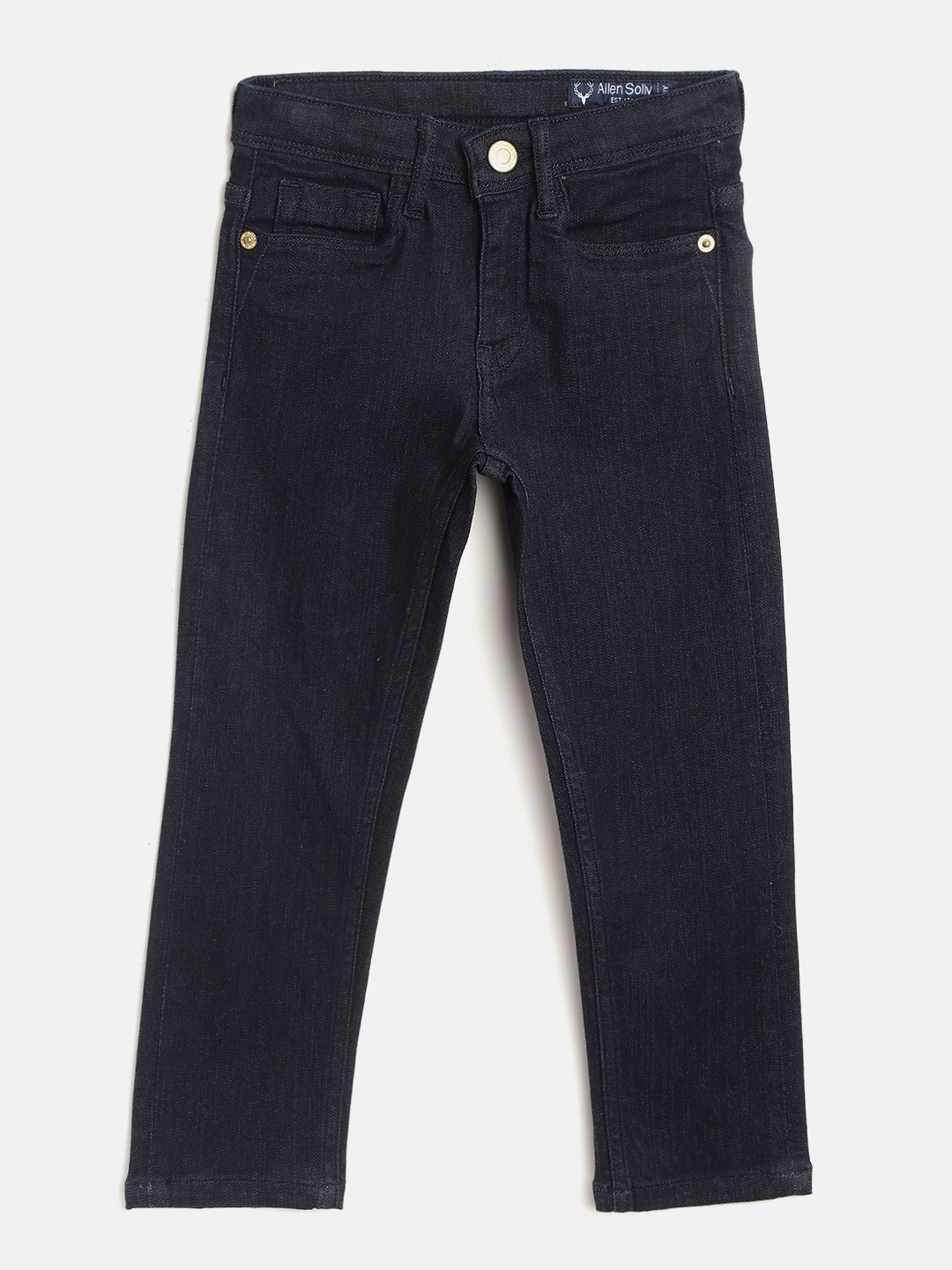 

Allen Solly Junior Boys Navy Blue Regular Fit No Fade Clean Look Stretchable Jeans