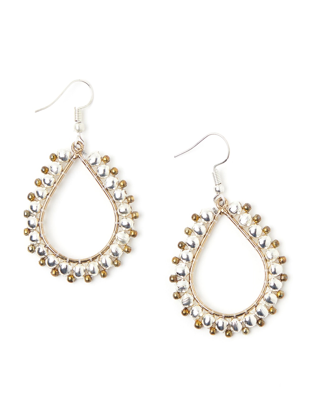 

Fabindia Gold-Toned Contemporary Hoop Earrings