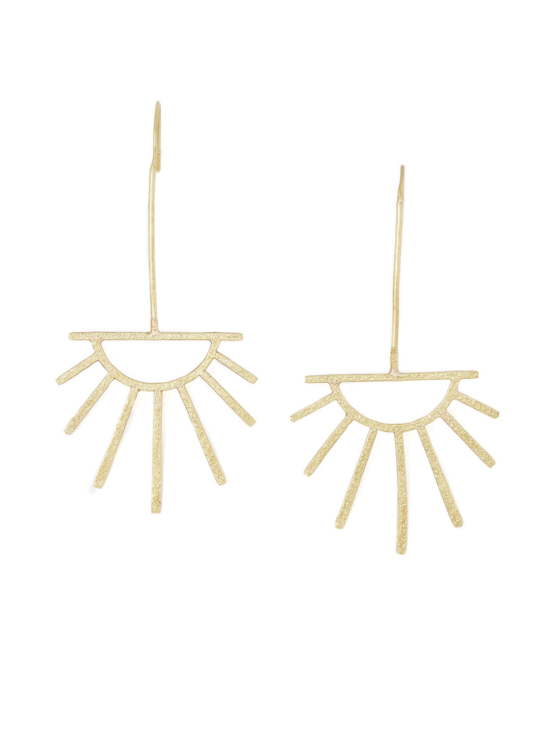

Fabindia Gold-Toned Contemporary Drop Earrings