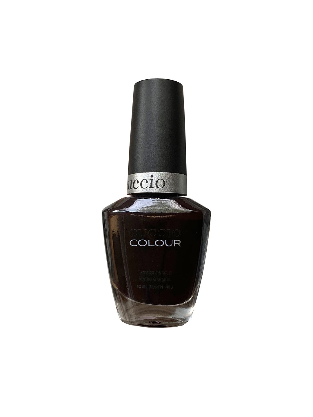 

Cuccio Colour Glossy Finish Nail Polish - Romania After Dark 25-Free Formula 13 ml, Burgundy