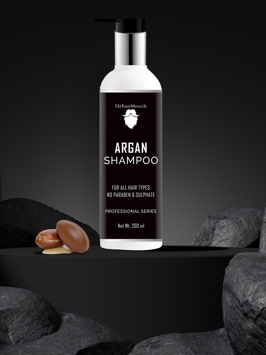 

UrbanMooch Argan Shampoo 200 ml, White