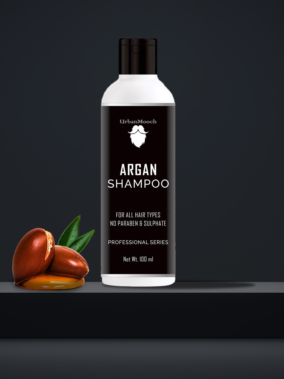 

UrbanMooch Argan Shampoo 100 ml, White