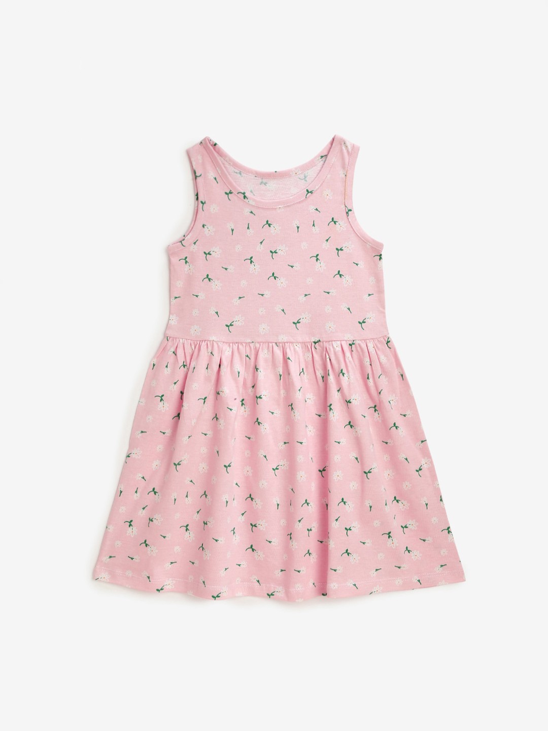 

YK Pink & White Floral Dress
