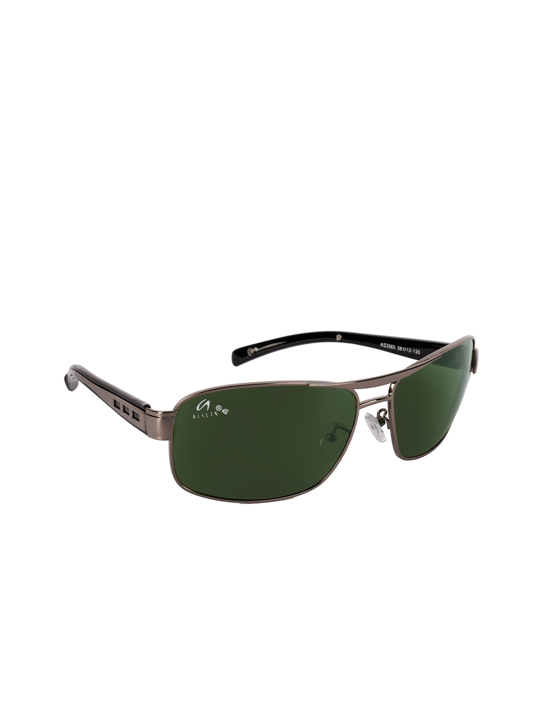 

AISLIN Men Black Toughened Glass UV Protected Wayfarer Sunglasses