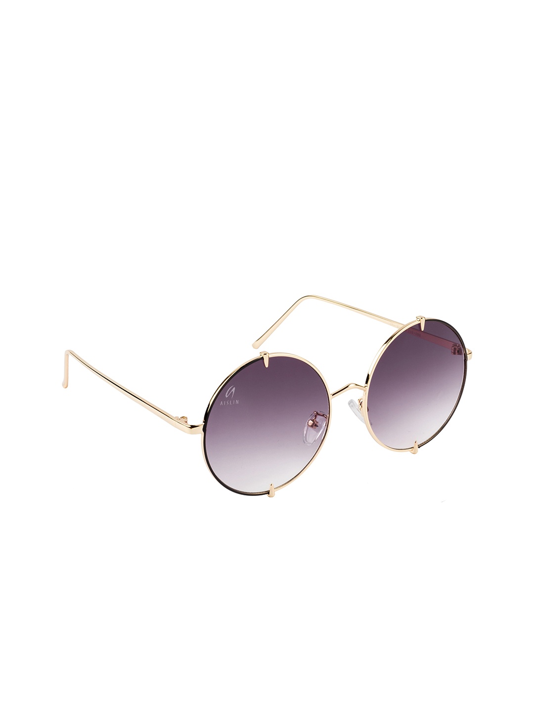 

AISLIN Women Grey Round Sunglasses