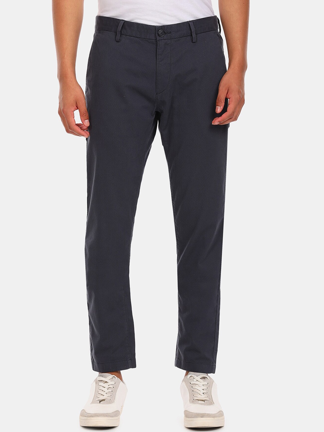 

U S Polo Assn Men Blue Chinos Trousers