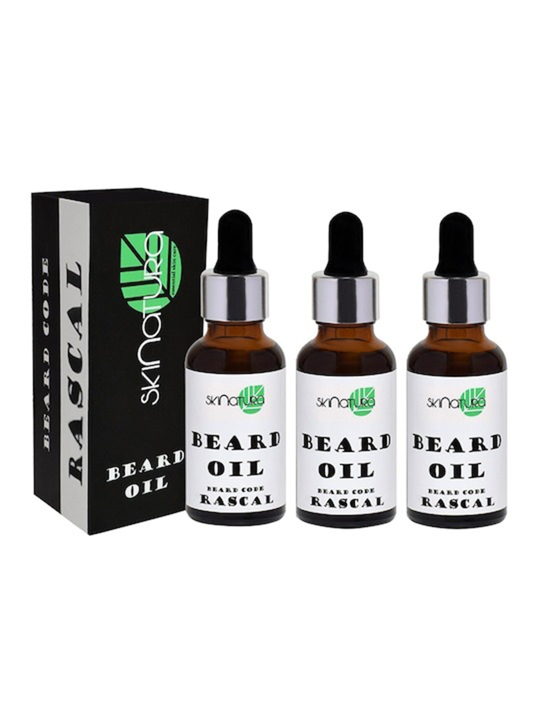 

Skinatura Mn Set of 3 Rascal Beard Oil, Brown