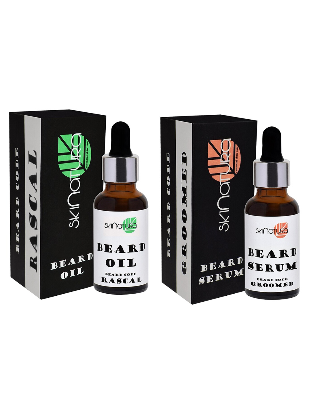

Skinatura Men Set of 2 Rascal Beard Oil & Groomed Beard Serum, Brown