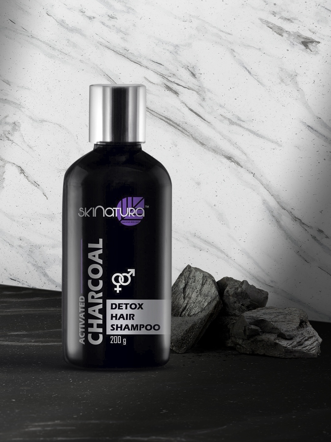 

Skinatura Black Activated Charcoal Detox Hair Shampoo