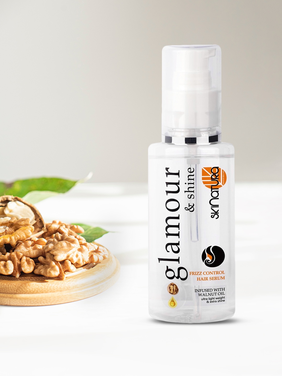 

Skinatura Set of 3 Glamour & Shine Hair Serum with Infused Jojoba Oil, Na