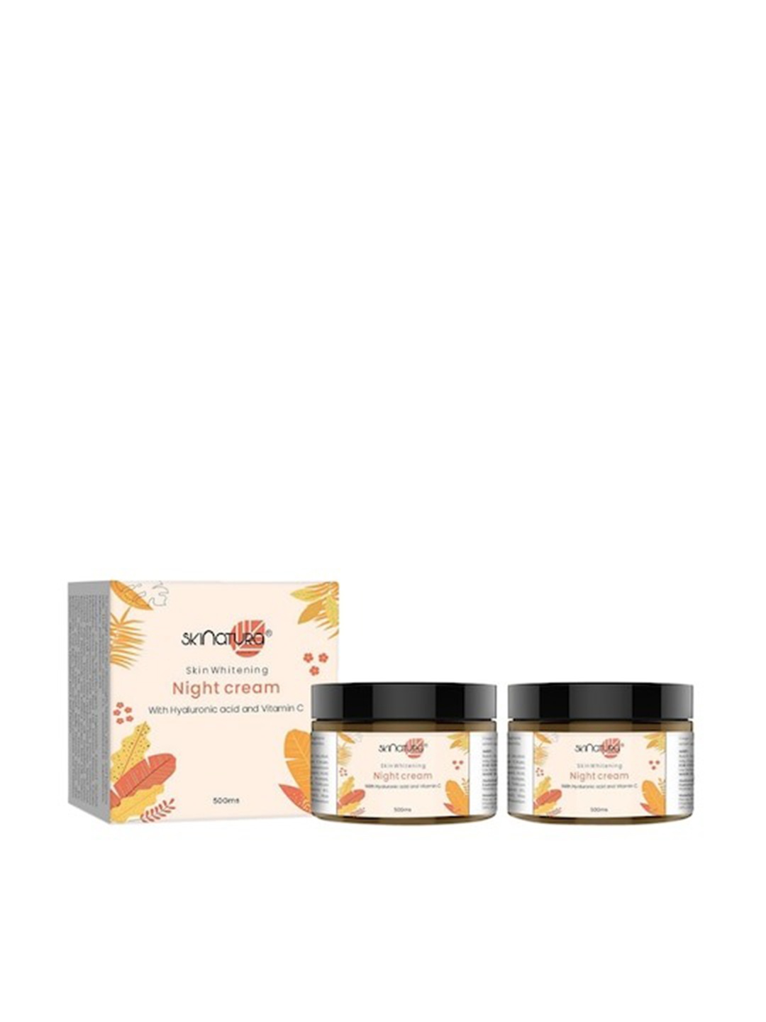 

Skinatura Set of 2 Skin Whitening Night Cream with Hyaluronic Acid & Vitamin C 50g each