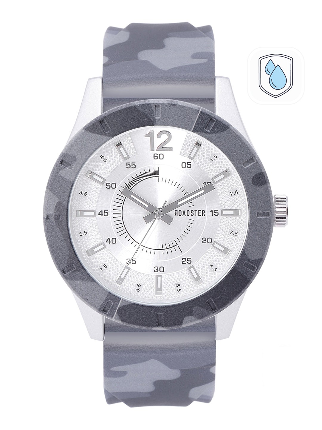 

Roadster Men White Dial & Grey Straps Analogue Watch MFB-PN-PF-DK2720