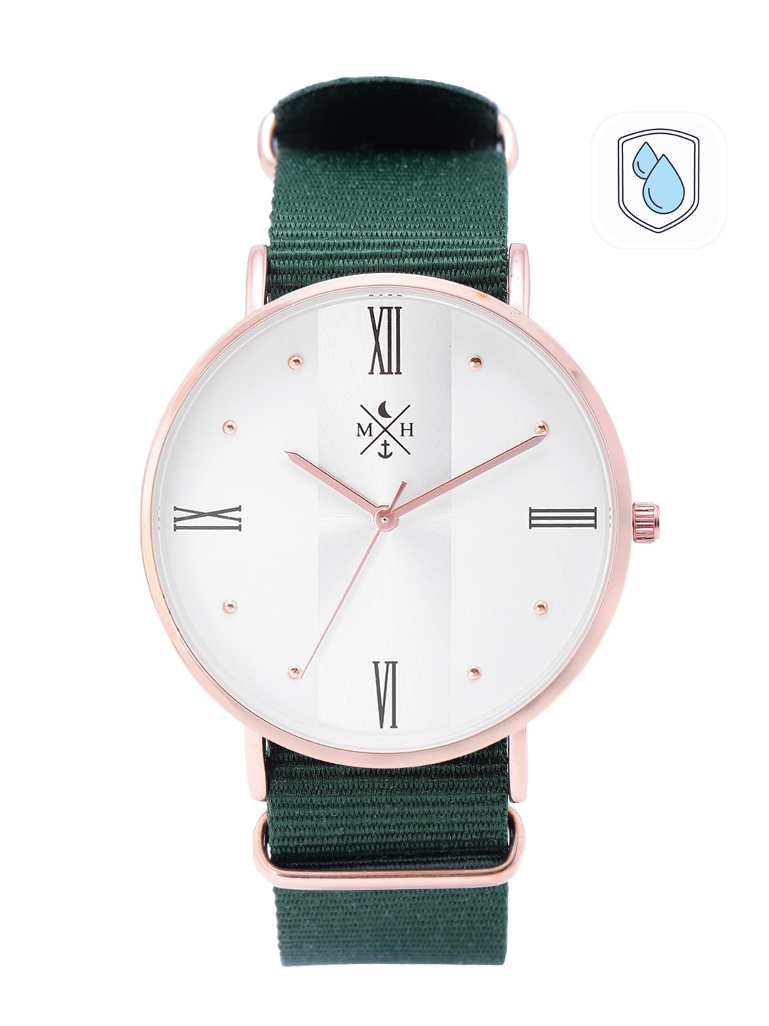 

Mast & Harbour Unisex White Analogue Watch MFB-PN-WTH-DK2481E, Off white