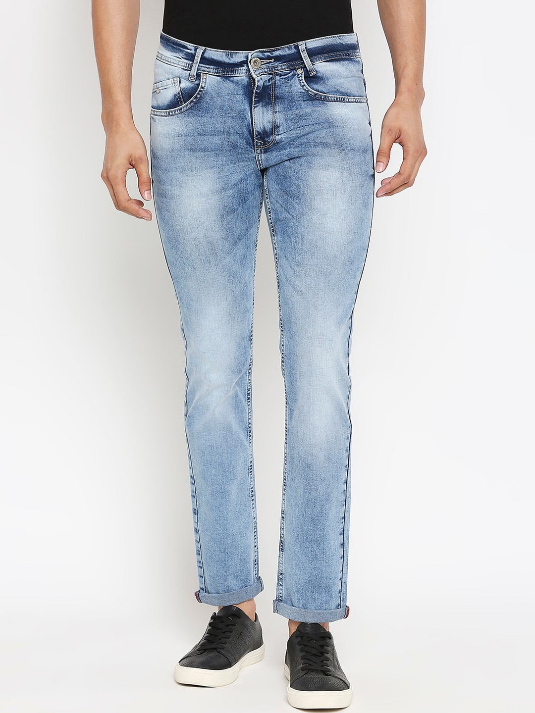 

Mufti Men Blue Skinny Fit Heavy Fade Jeans