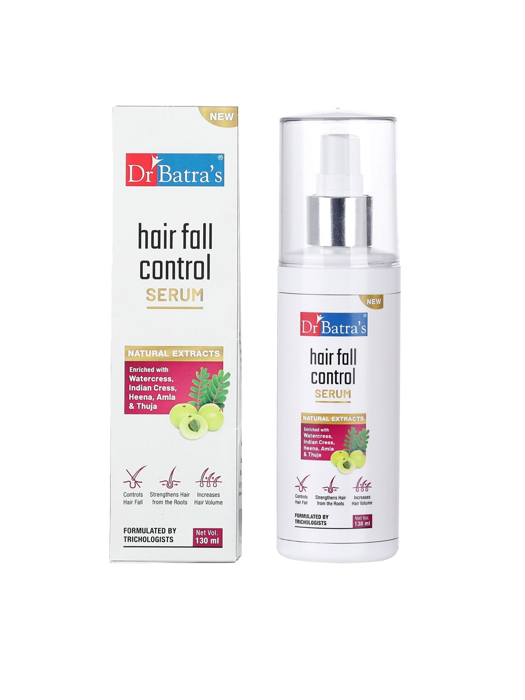 

Dr. Batras Hair Fall Control Shampoo & Control Serum, Multi