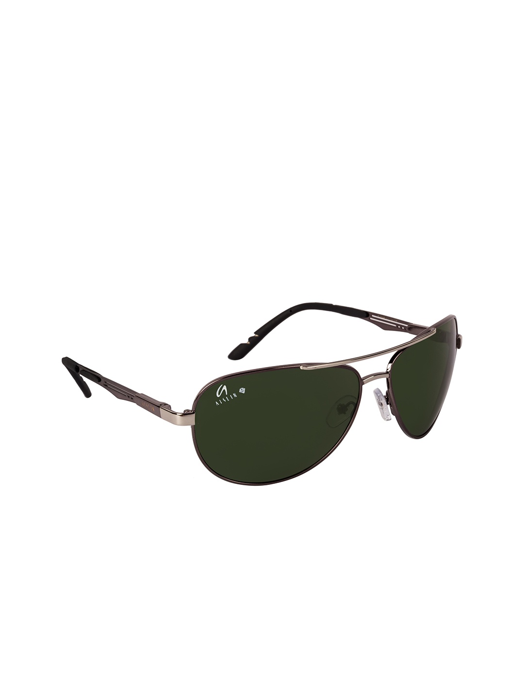 

AISLIN Men Green Square UV Protected Aviator Sunglasses 14333-55-AS-3568
