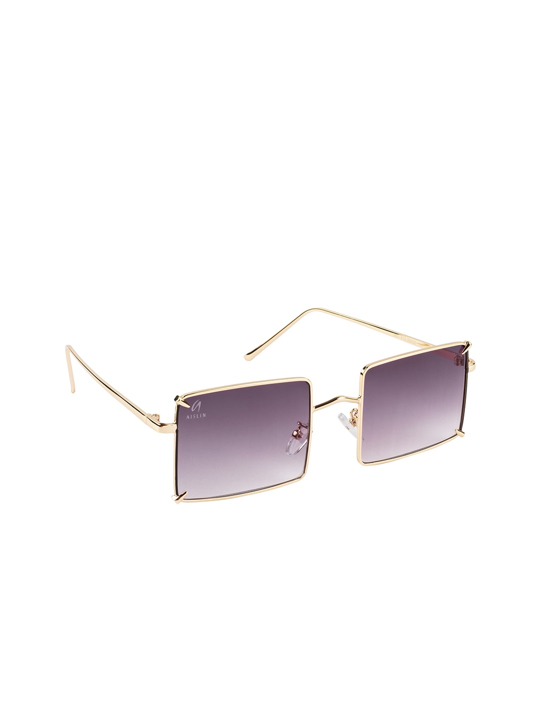 

AISLIN Unisex Grey & Purple UV Protected Square Sunglasses 14861-97-AS-80513