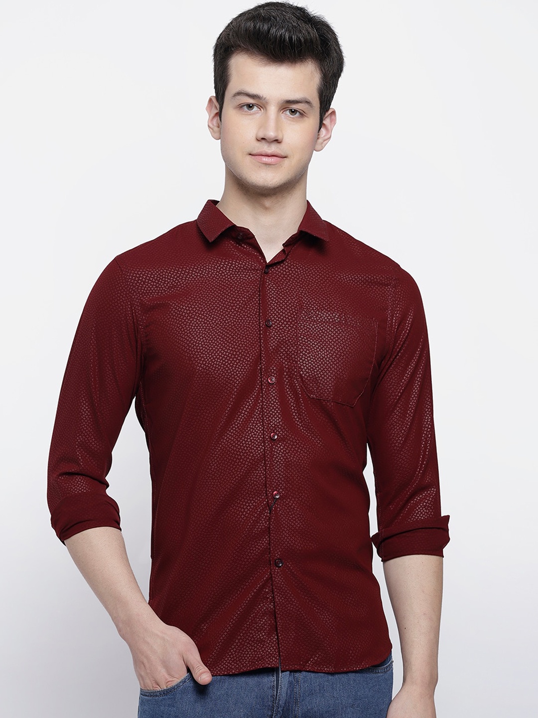 

cape canary Men Red Casual Shirt