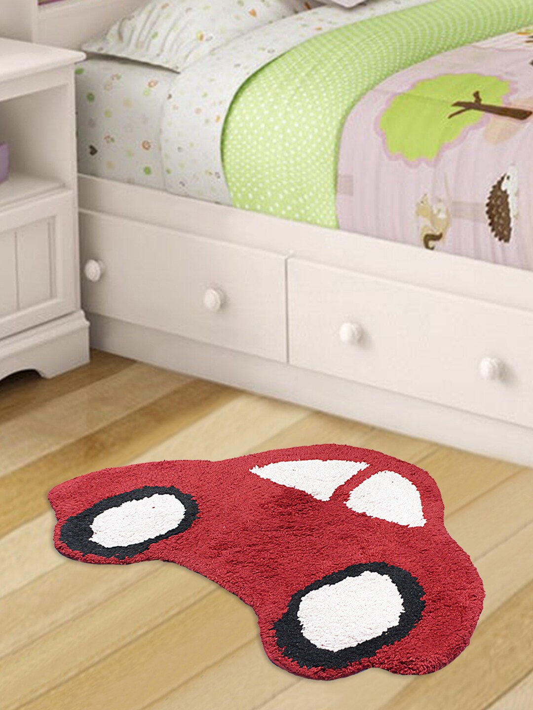 

Good Homes by Home Candy Red Car Design Soft Bath Mat