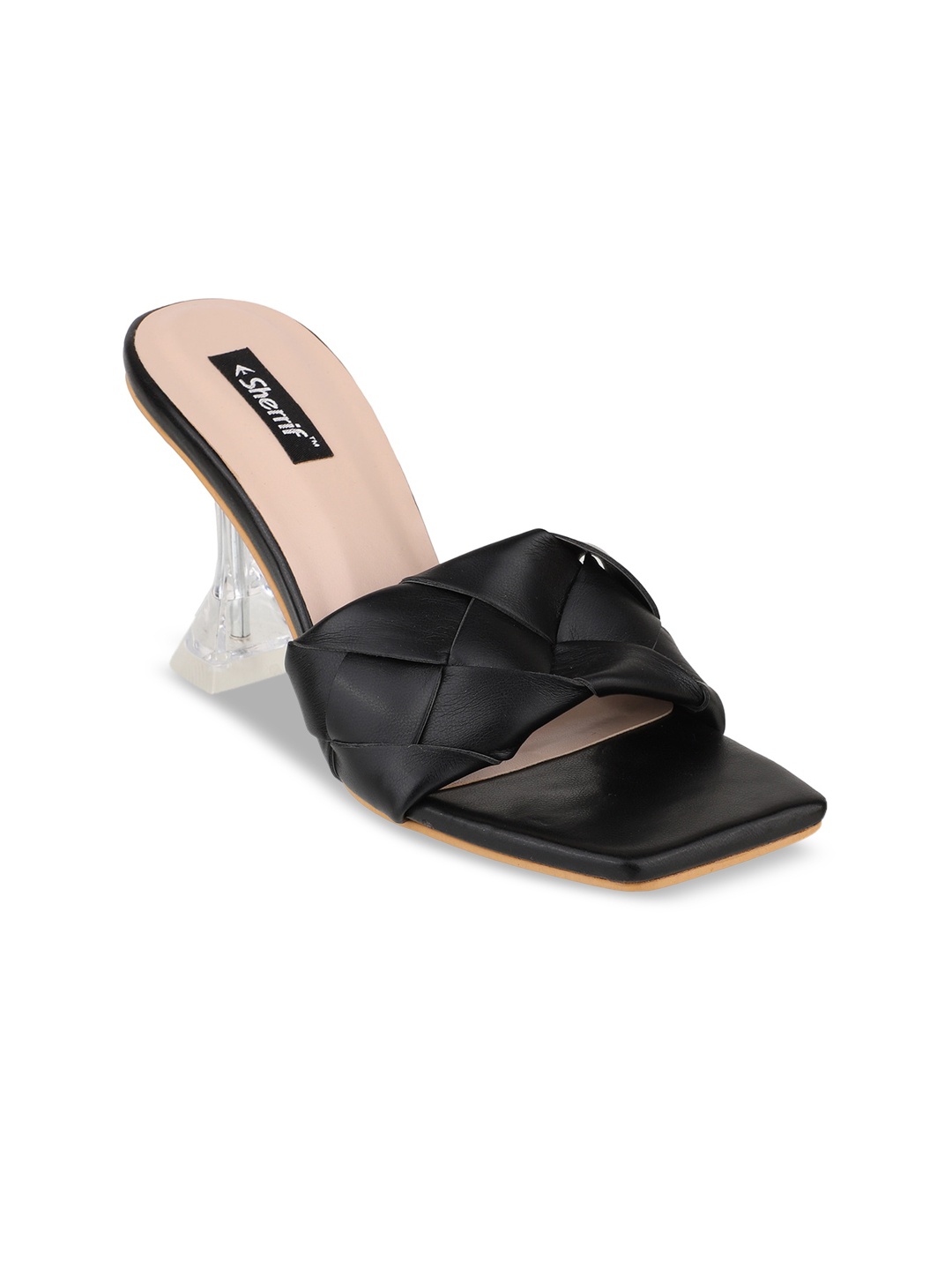 

Sherrif Shoes Black Block Sandals