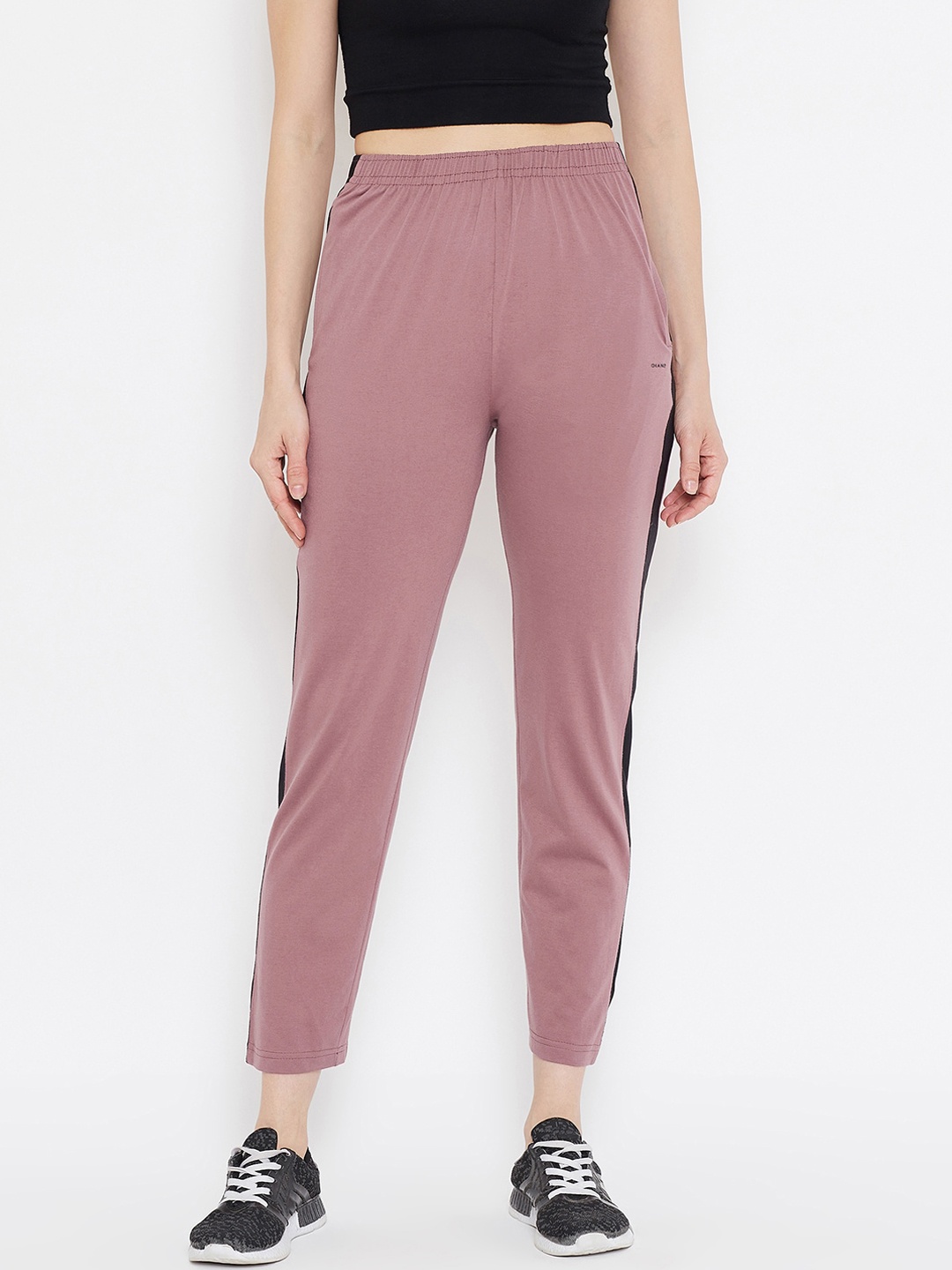 

Okane Women Mauve Solid Track Pants