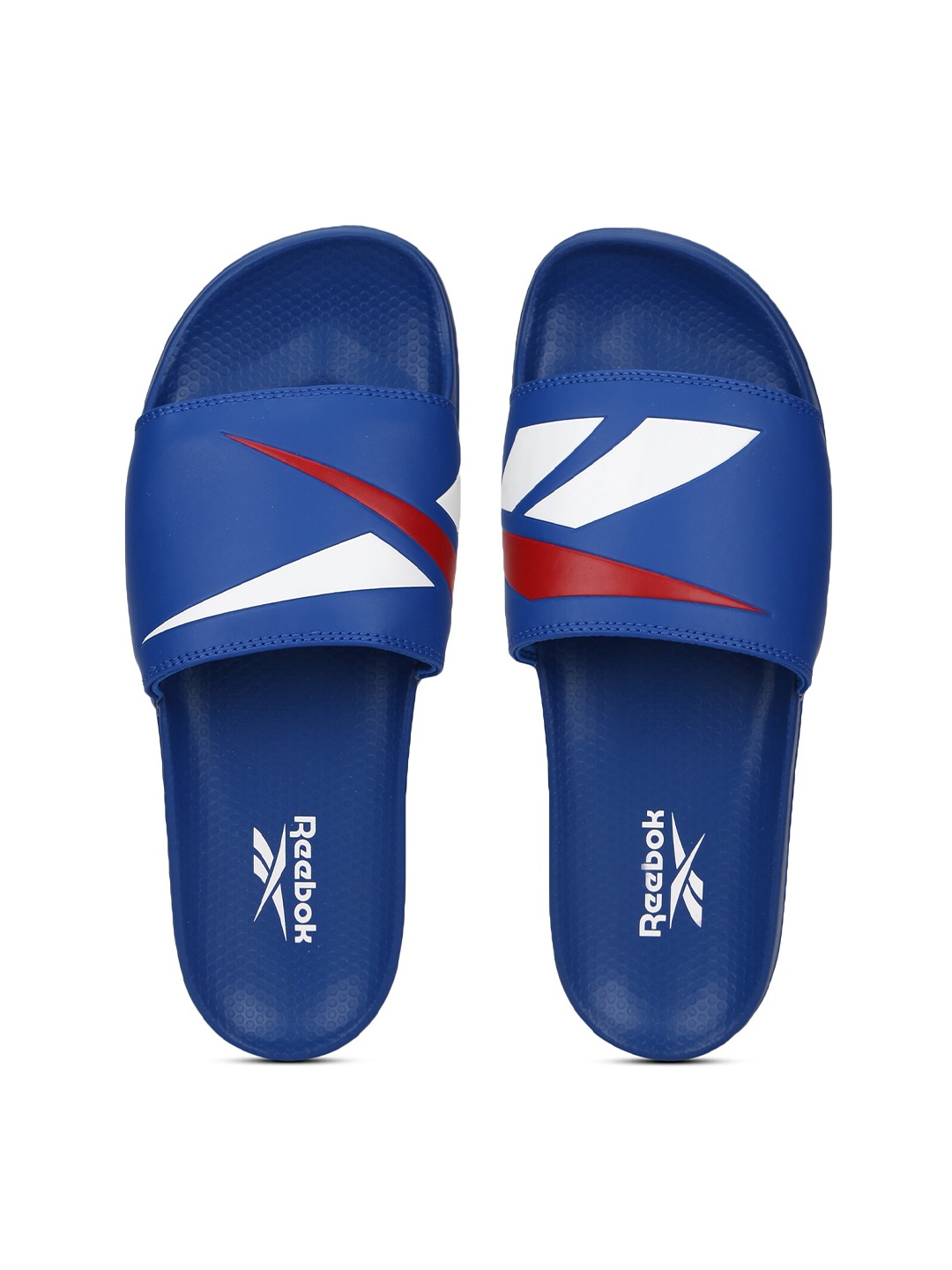 

Reebok Classic Unisex Blue Printed Sliders